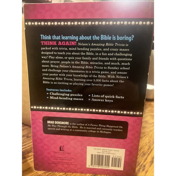 THREE VOLUMES! Nelson's Amazing Bible Trivia BOOKS 1, 2, 3 - EXCELLENT! - Picture 3 of 14